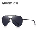 MERRYS DESIGN Men Classic Pilot Sunglasses Aviation Frame HD Polarized Sun glasses For Men Driving UV400 Protection S8138