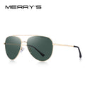 MERRYS DESIGN Men Classic Pilot Sunglasses Aviation Frame HD Polarized Sun glasses For Men Driving UV400 Protection S8138
