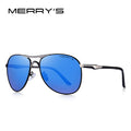 MERRYS DESIGN Men Classic Pilot Sunglasses Mens HD Polarized Sun glasses For Driving Luxury Shades UV400 Protection S8712