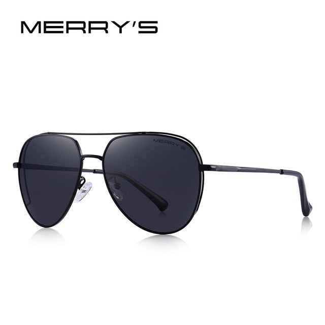 MERRYS DESIGN Men Classic Pilot Sunglasses Aviation Frame HD Polarized Sun glasses For Mens Driving UV400 Protection S8183