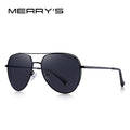MERRYS DESIGN Men Classic Pilot Sunglasses Aviation Frame HD Polarized Sun glasses For Mens Driving UV400 Protection S8183