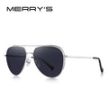 MERRYS DESIGN Men Classic Pilot Sunglasses Aviation Frame HD Polarized Sun glasses For Mens Driving UV400 Protection S8183
