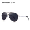MERRYS DESIGN Men Classic Pilot Sunglasses HD Polarized Sun glasses For Men Driving Aluminum Legs UV400 Protection S8290