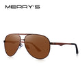 MERRYS DESIGN Men Classic Pilot Sunglasses HD Polarized Sun glasses For Men Driving Aluminum Legs UV400 Protection S8290