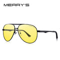 MERRYS DESIGN Men Classic Pilot Sunglasses HD Polarized Sun glasses For Men Driving Aluminum Legs UV400 Protection S8290