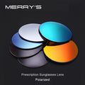 MERRYS Polarized Series 1.56 1.61 1.67 Prescription CR-39 Resin Aspheric Glasses Lenses Myopia Sunglasses Lens Coating UV400