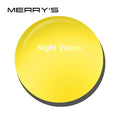 MERRYS Polarized Series 1.56 1.61 1.67 Prescription CR-39 Resin Aspheric Glasses Lenses Myopia Sunglasses Lens Coating UV400