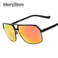 Men Brand Ultralight Gold Frame Polar Sunglasses Fashion Driving Polarized Glasses Aluminum Alloy Sunglasses