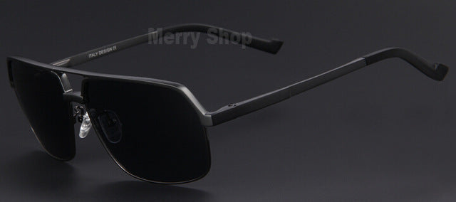 Men Brand Ultralight Gold Frame Polar Sunglasses Fashion Driving Polarized Glasses Aluminum Alloy Sunglasses