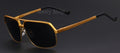 Men Brand Ultralight Gold Frame Polar Sunglasses Fashion Driving Polarized Glasses Aluminum Alloy Sunglasses